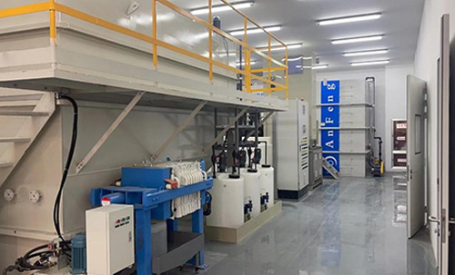 某晶体材料研发制造企业废水废气处理