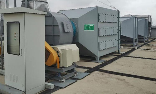 先导智能生产车间废气处理